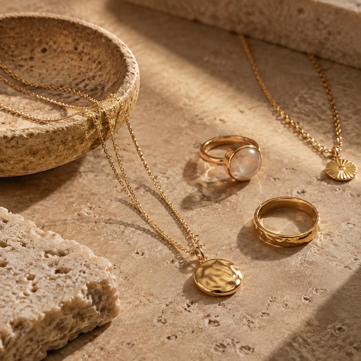 Fine gold jewellery