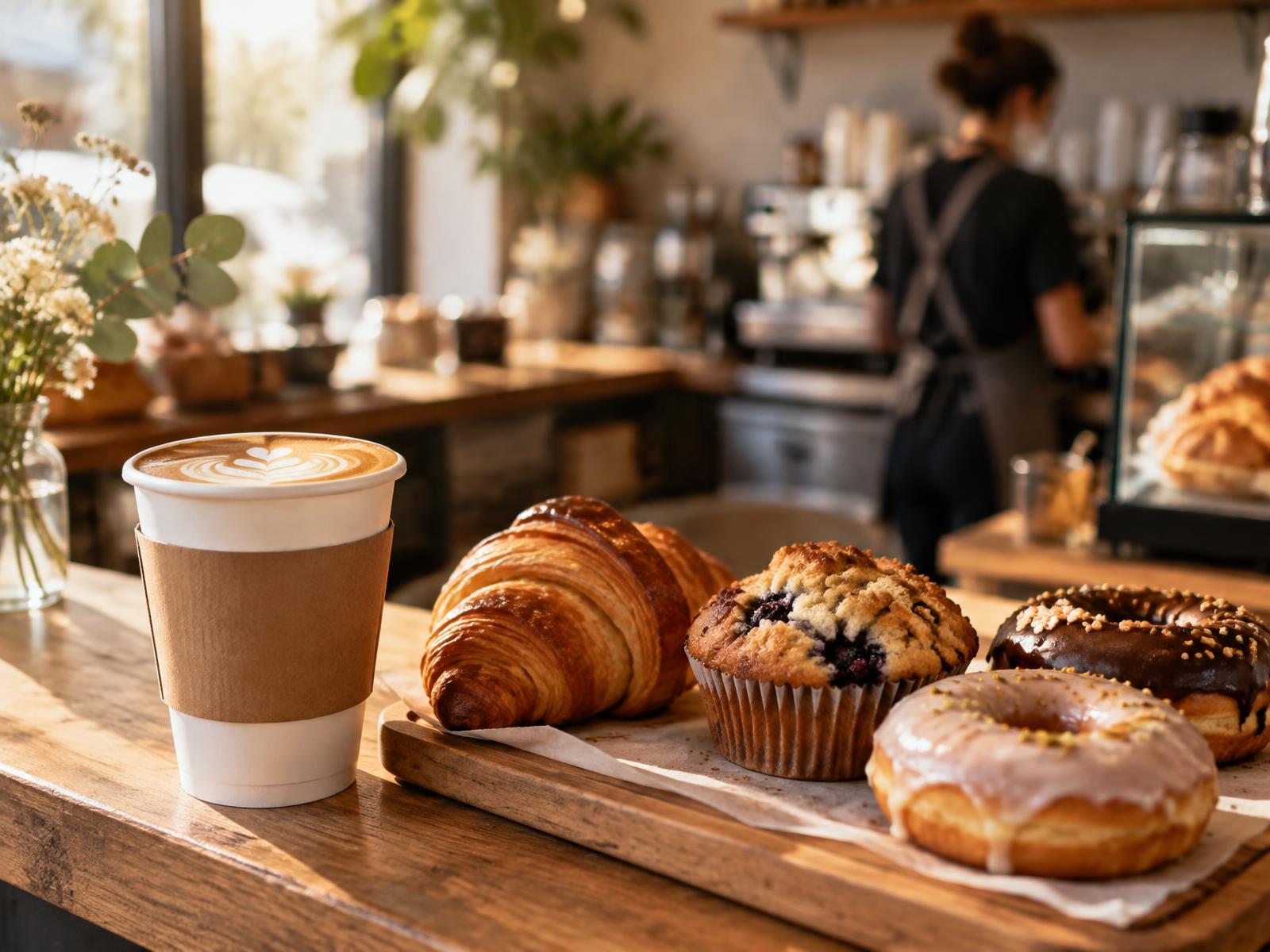 Coffee and fresh bakes